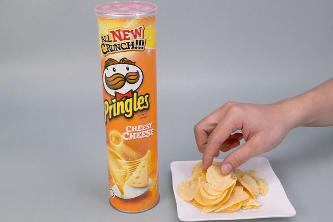 Snack ngon Pringles khoai tây vị phô mai