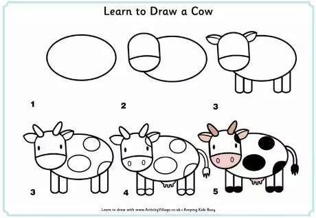 Cách vẽ con chó,con bò, con dê | MN Ánh Sao