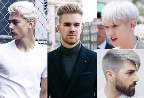 6 kiểu nhuộm tóc nam bạch kim đáng thử nhất năm 2019