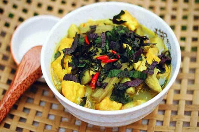 Bún ốc chuối đậu