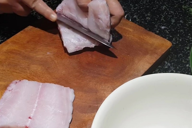 Pangasius fillet for grilled galangal