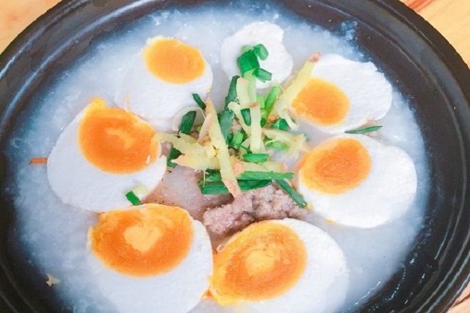 salted egg porridge