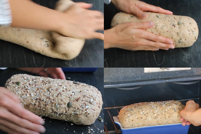 Nướng bánh mì nguyên hạt