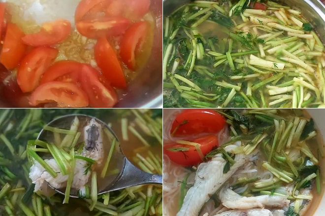 cách nấu canh chua cá khoai khế chua