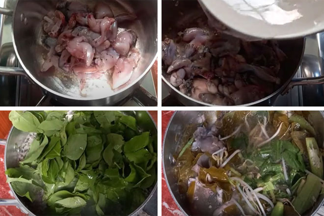 Cách nấu canh chua ếch