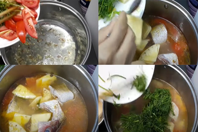 Cách nấu canh cá bã trầu
