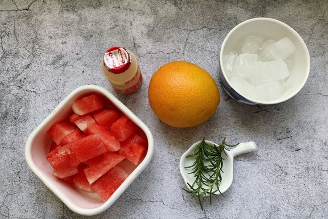 smoothie orange watermelon yogurt spring cooling