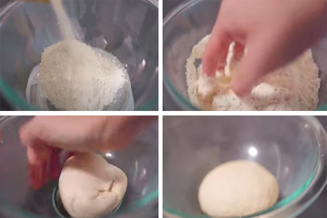 Ủ bột để làm đế bánh