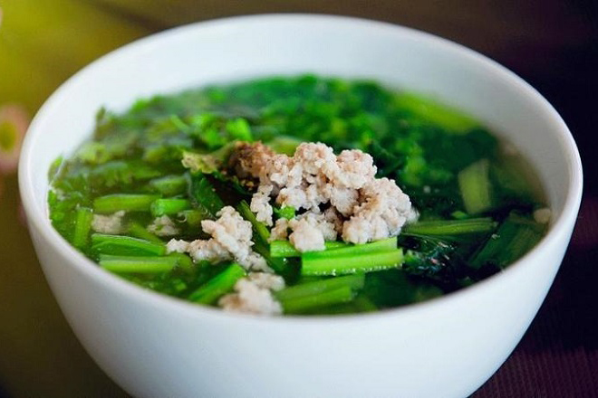 Canh cải canh ngon