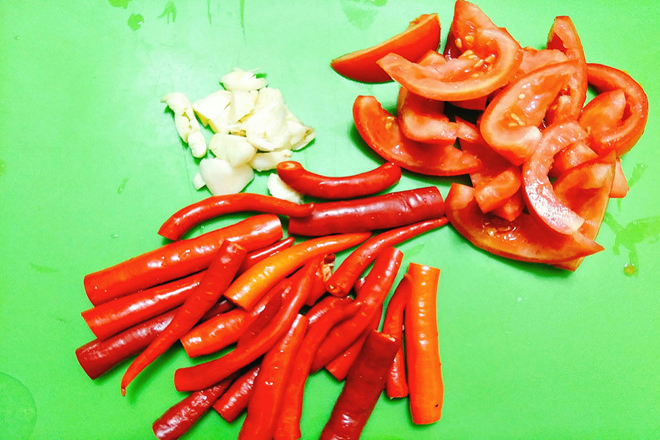 sơ chế ớt tỏi cà chua