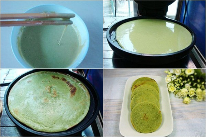 Cách làm bánh rán nhân trà xanh sữa chua