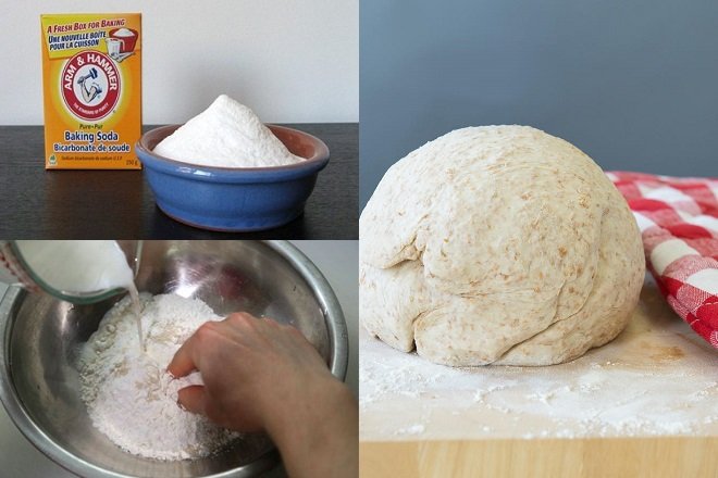 cách trộn bột nở làm bánh bao