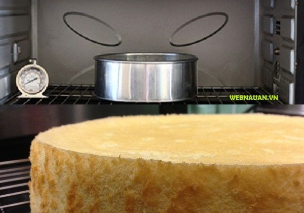 Cách làm bánh bông lan bằng lò vi sóng