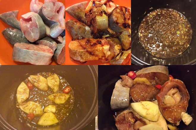 cách kho cá hú ngon với thơm