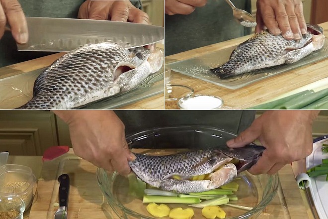 Cách ướp cá luộc với gừng và nước cốt chanh