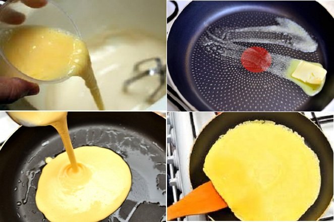 cách làm vỏ bánh crepe sầu riêng