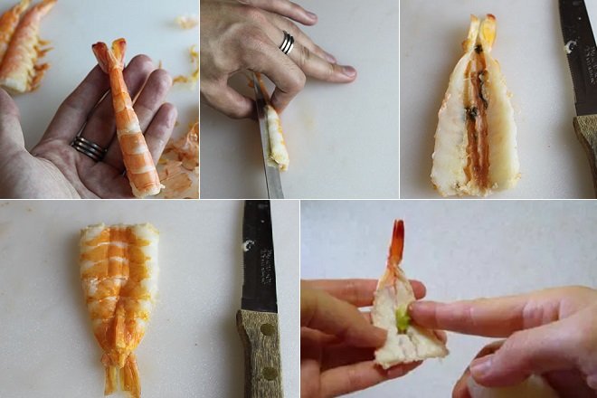 cách làm sushi tôm luộc nigirizushi