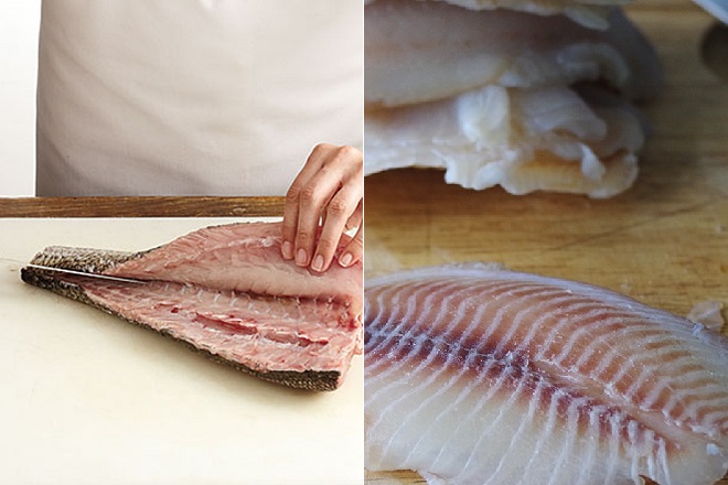 cách cắt phi lê thịt cá rô phi