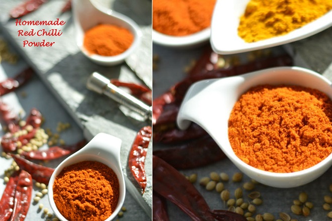 Bột ớt Ấn Độ làm từ ớt khô