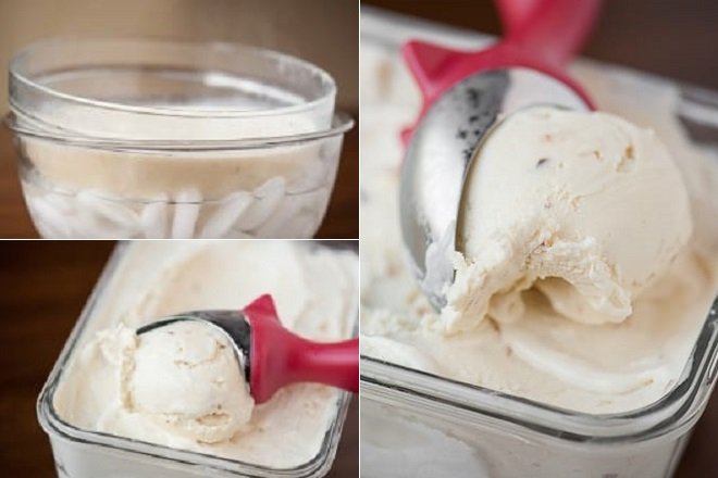 Cách làm kem từ sữa đặc và nước cốt dừa