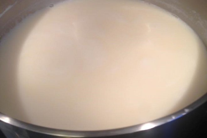 nấu nước cốt sữa đậu nành