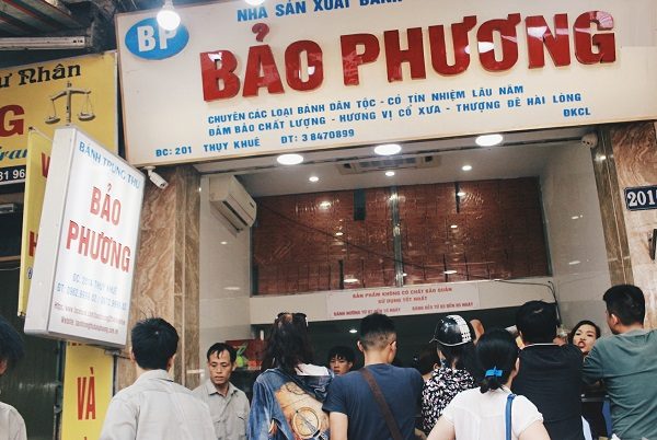 Cửa hàng bánh trung thu Bao Fuang tại Hà Nội