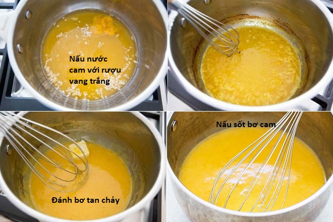 cách làm sốt bơ cam