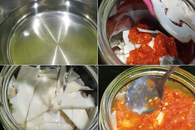 cách làm măn chua ngâm dấm ớt lên men chua ngọt