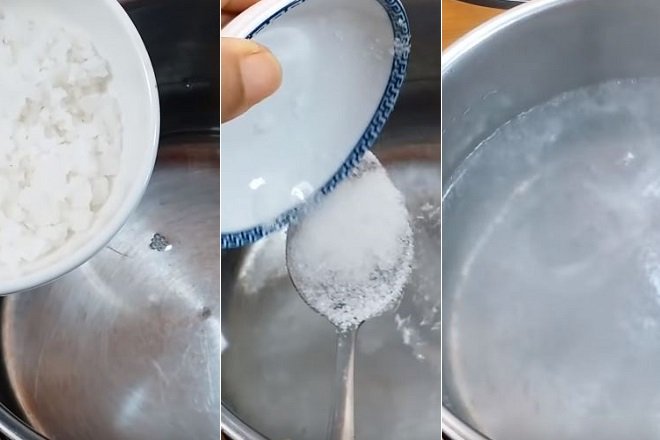 cách nấu nước muối đường ngâm măng chua