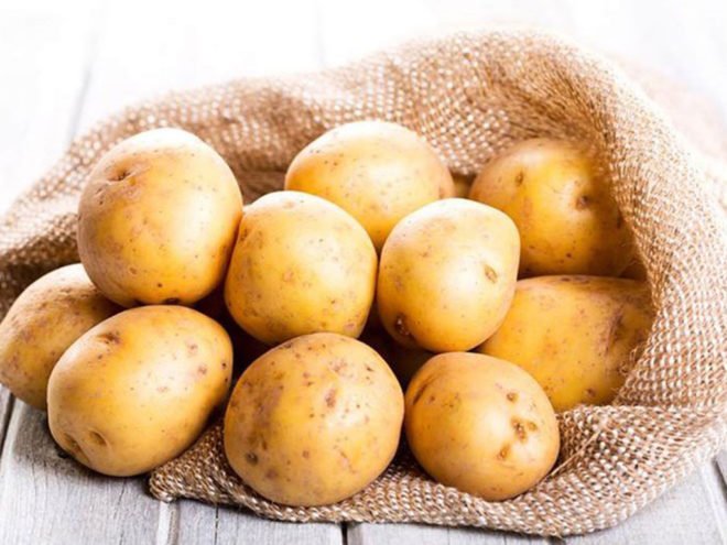 nguyên liệu làm mứt khoai tây không cần nước vôi trong