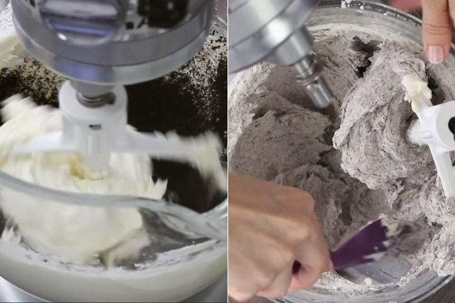 cách làm kem tươi oreo phủ bánh