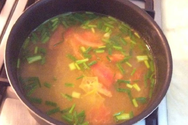 nấu canh chua khế với cá khô