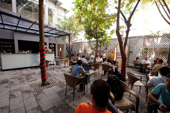 Góc nhỏ của quán cà phê Tinh Tế   quán cà phê đẹp ở Sài Gòn