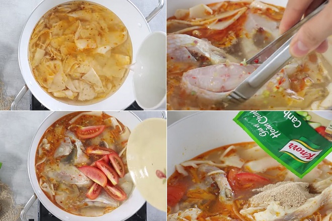 Cách nấu canh chua cá diêu ​​hồng
