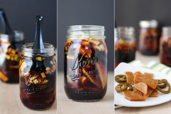 cách làm củ cải ngâm nước tương soju kiểu hàn quốc