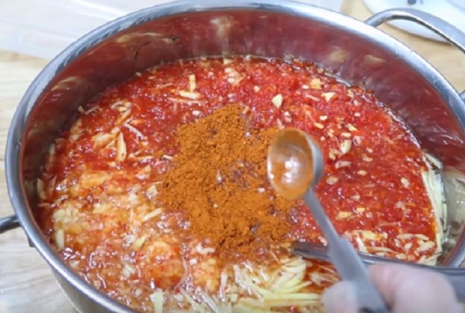 cách ngâm cải chua