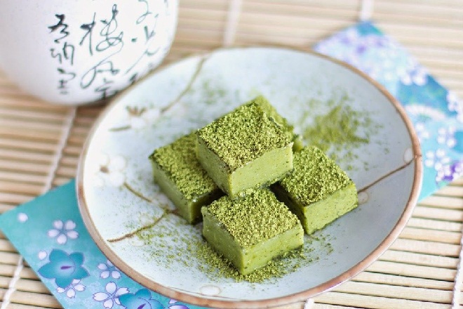 cách làm bánh nama trà xanh matcha