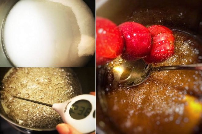 Cách nấu caramen táo đường truyền thống