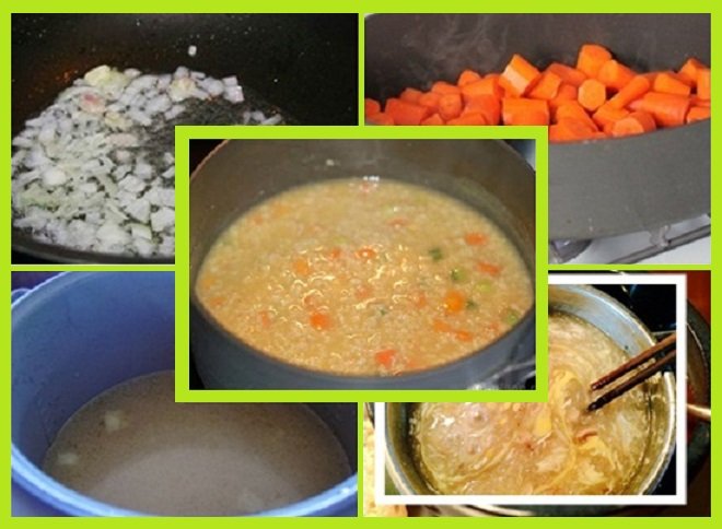 Cách nấu súp gà cho người ốm với tôm tươi