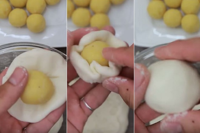 cách làm bánh rán ngọt nhân đậu xanh