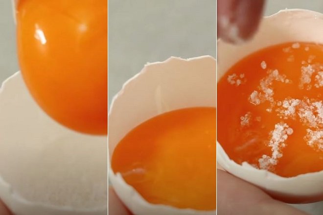 cách làm trứng muối bằng muối không cần rượu