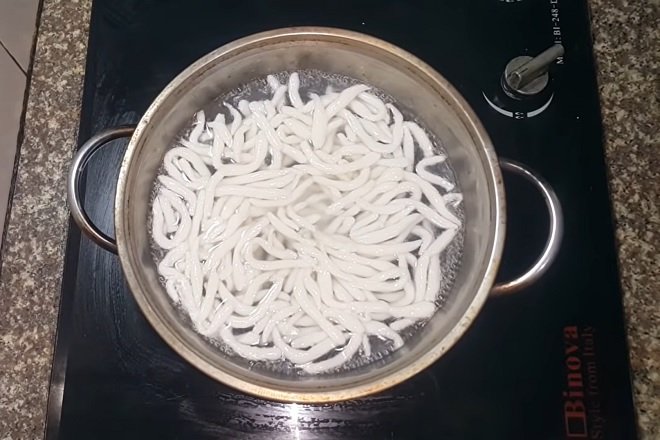 Cách làm trân châu sợi luộc