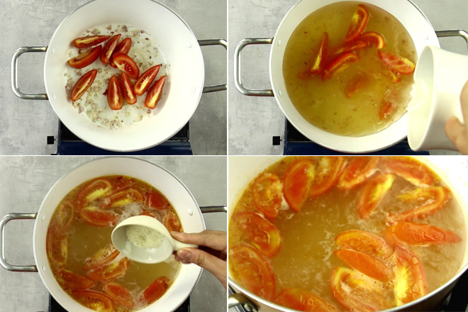 Cách nấu bún cá rô đồng