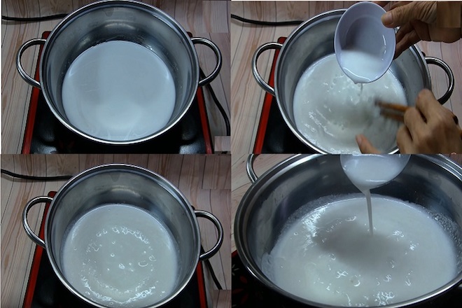 Cách nấu nước cốt dừa