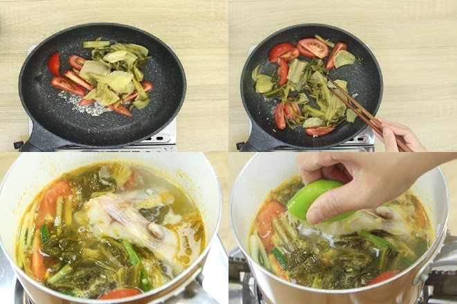Các bước nấu súp