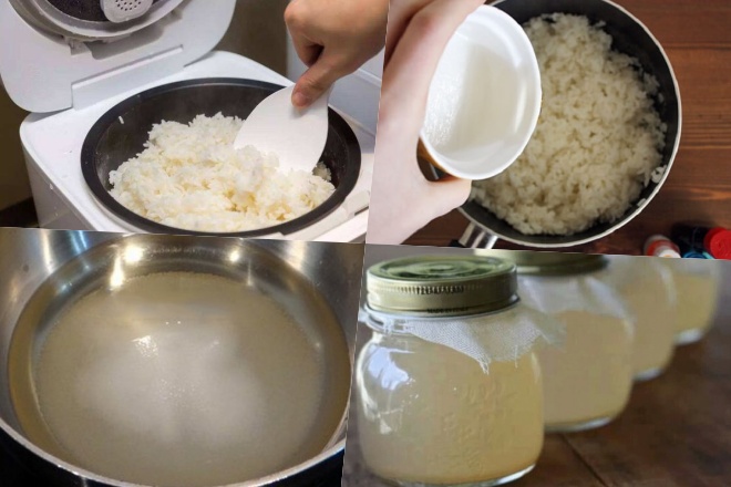 cách làm giấm gạo truyền thống