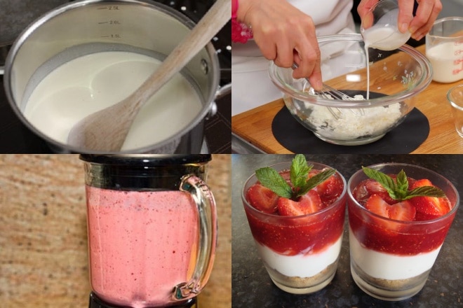 Cách làm thạch pudding phô mai
