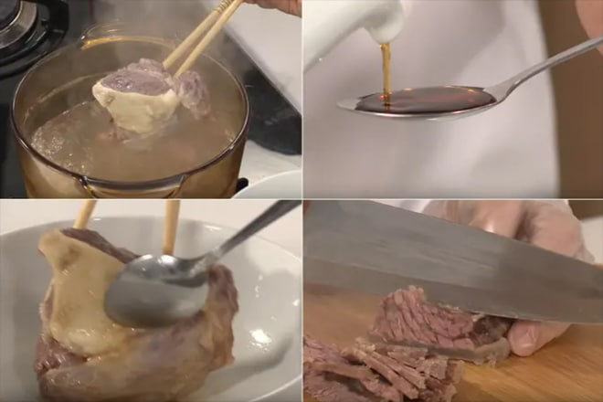 Cách nấu Phở Bò Với Thịt Luộc Gói Gia Vị Nhanh Aji