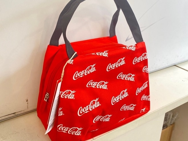 túi đựng cơm trưa văn phòng miniso coca cola